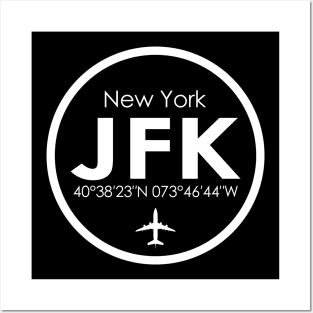 JFK, John F. Kennedy International Airport Posters and Art